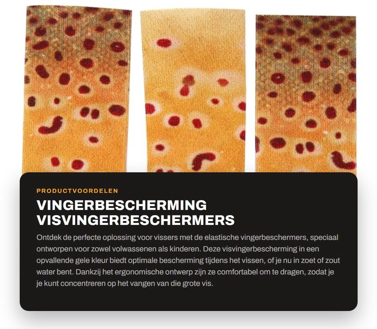 Dailygoods- Vingerbeschermers Elastisch - Vingerbeschermer - Vingerbeschermer Snijden - 3 Stuks - Geel - Voor Volwassenen/Kinderen - Vingerbescherming