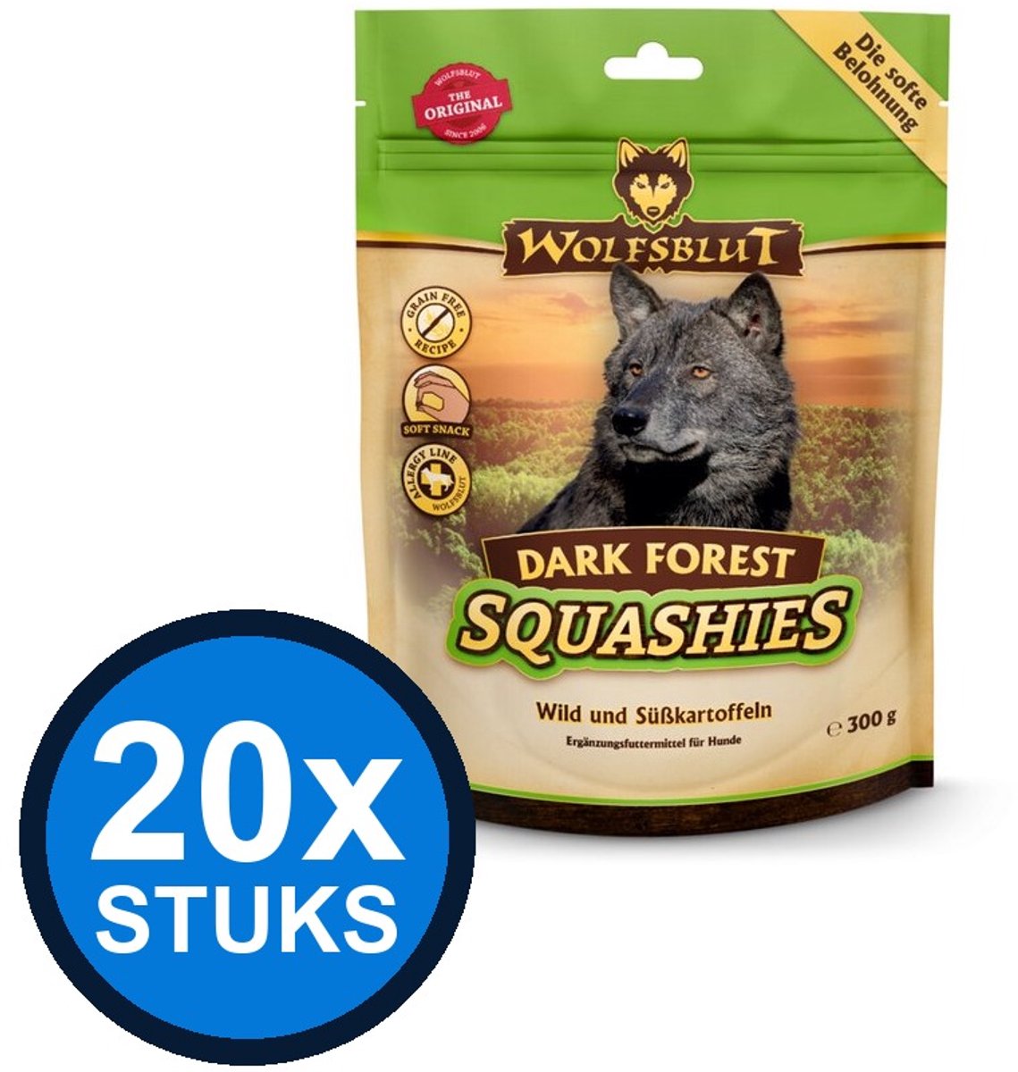 Wolfsblut Wolfsblut - Squashies Dark Forest - Hondenvoer Droogvoer - 300 g