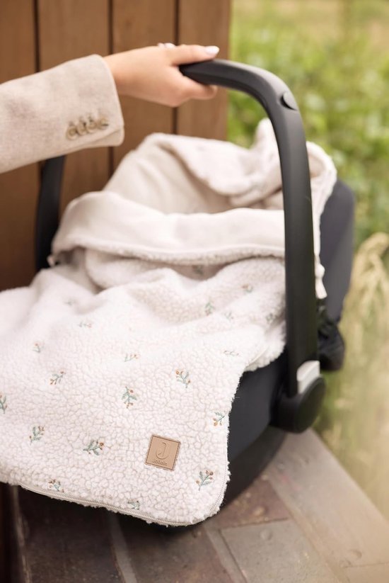 Thijox - Voetenzak Teddy Lovely voor Babyzitje, Kinderautostoel Groep 0+, Kinderwagen - Geschikt voor 3-punts en 5-punts Gordel - Comfortabel en Warm — afbeelding 4