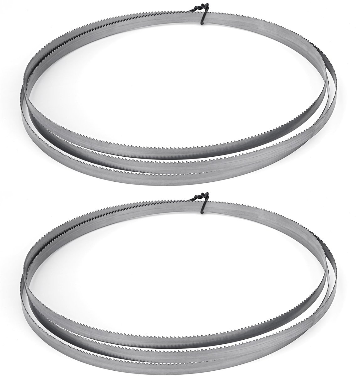 Dailygoods- Bandschijven 1400 x 6.35 x 0.35 mm - 15TPI - Hout/Plastic - Set van 2 - Hoogwaardig koolstofstaal - Schone snede zonder bramen - Zaagbladen