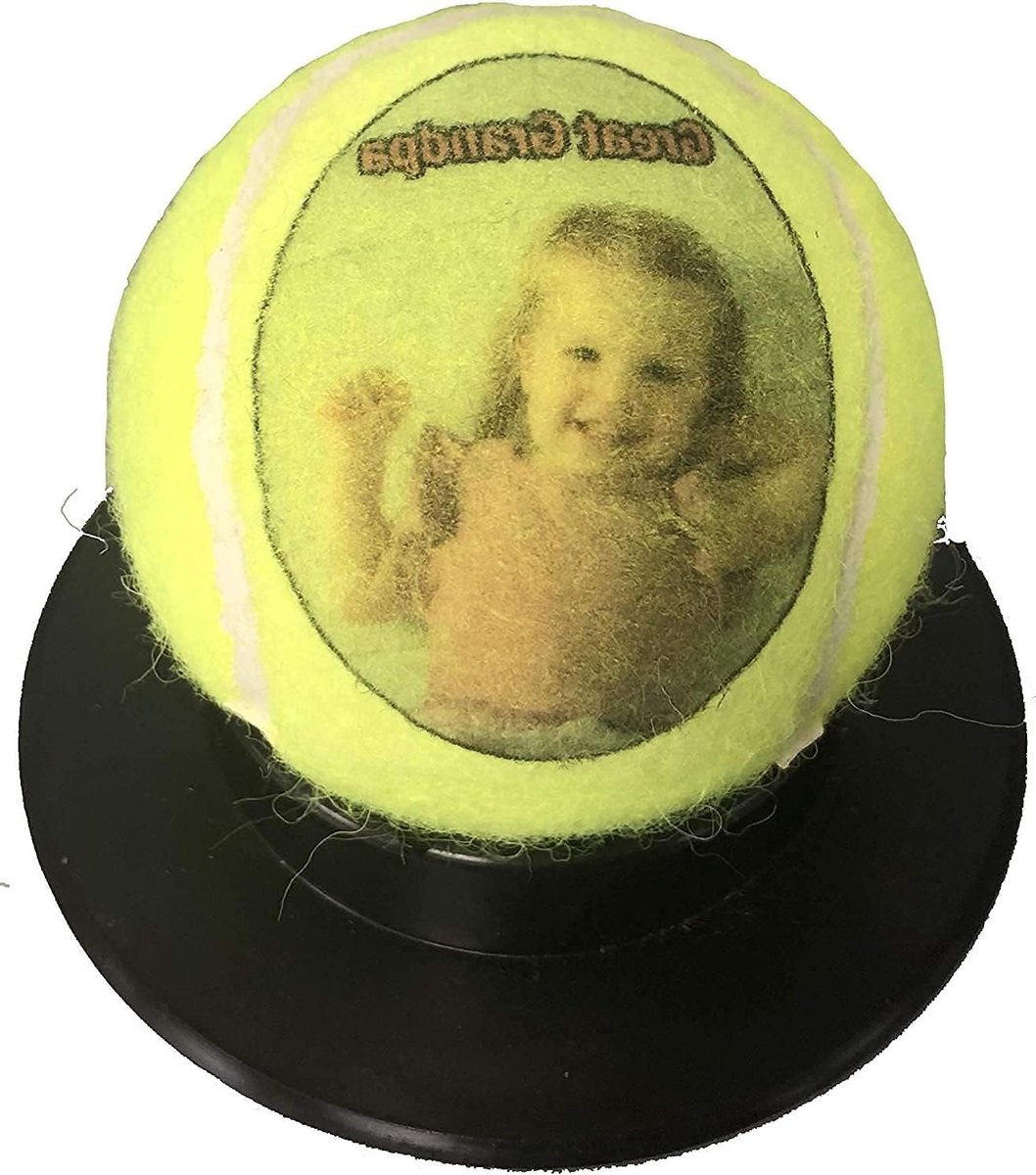 Tennisbal Bedrukken - Sportbal Persoonlijk - Cadeau Geven - Full Color Afbeelding - Standaard Maat - Geel