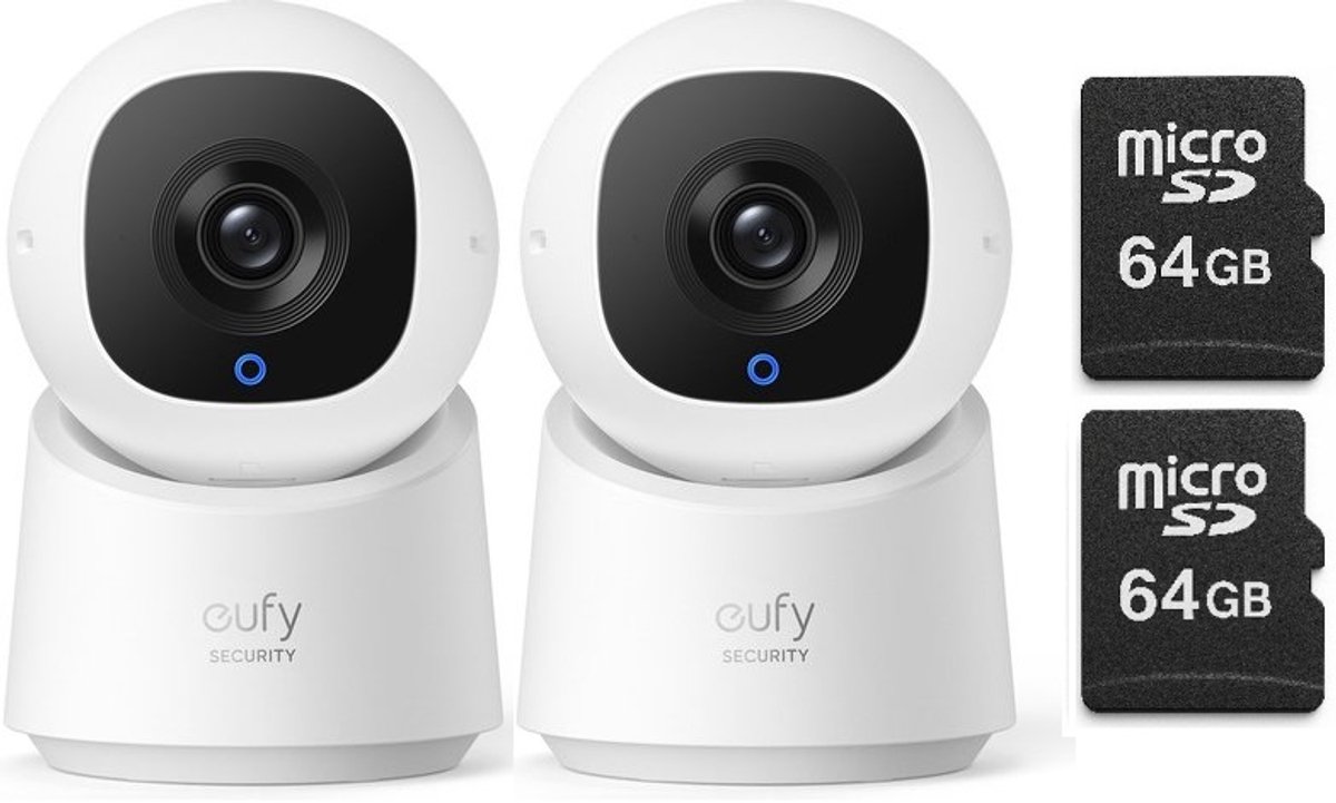eufy Security C220 Indoor Cam met 64 GB SD-kaart - Anker Innovations Technology Co., - €89,00