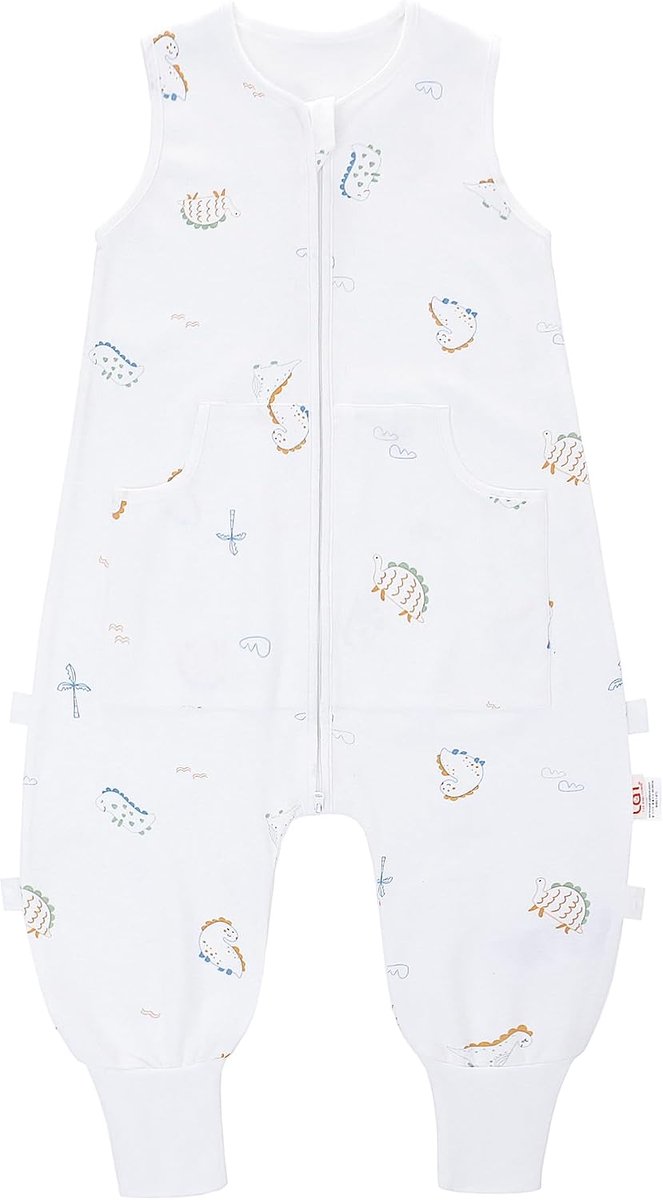 Thijox - Babyslaapzak met Voetjes - Heerlijk Comfortabele Baby Slaapzak - 100% Katoen - Geschikt voor Binnen en Buiten - Ideaal voor Koudere Nachten -