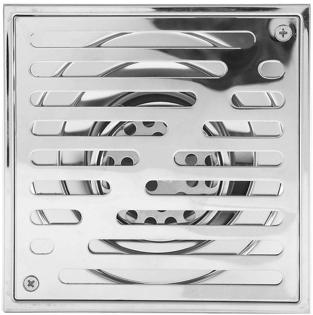 Dailygoods - Roestvrijstalen AntiOdor Afvoerputje voor Badkamer