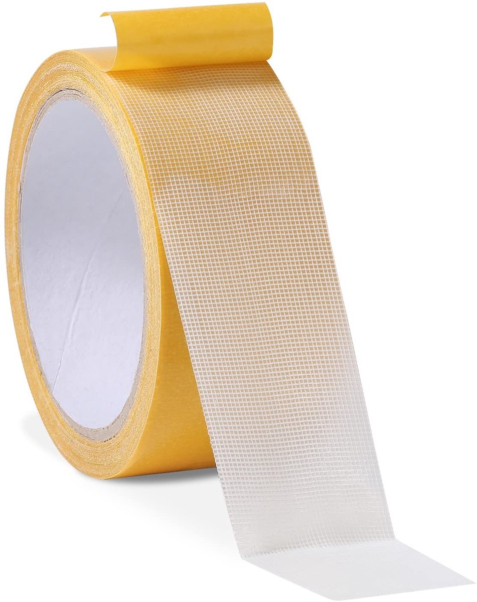 Multifunctionele Dubbelzijdige Tape 4cm x 10m - Sterk Plakband voor Bevestigen, Knutselen en Herstellen in Huis, Kantoor en School