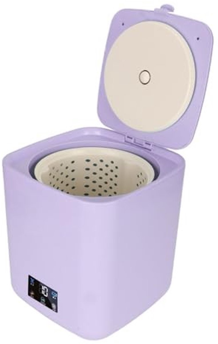 Dailygoods- Wasmachine Draagbaar - 7L Capaciteit - Volledig Automatisch - Mini Wasmachine - Centrifuge/Droger - LCD Touch Screen - Eenvoudig in Gebruik