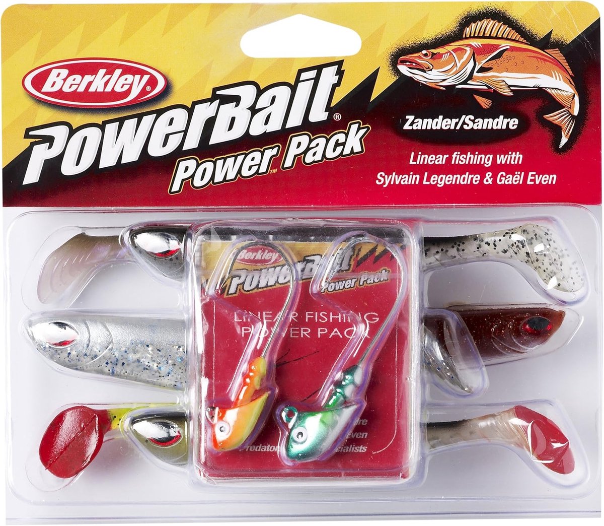 SnelShoppen - Roofvis Kunstaas Kit - Berkley PowerBait Pro Pack Linear Fishing - Soft Bait met Ripple Shads & Jigheads - Gevarieerd Assortiment voor S