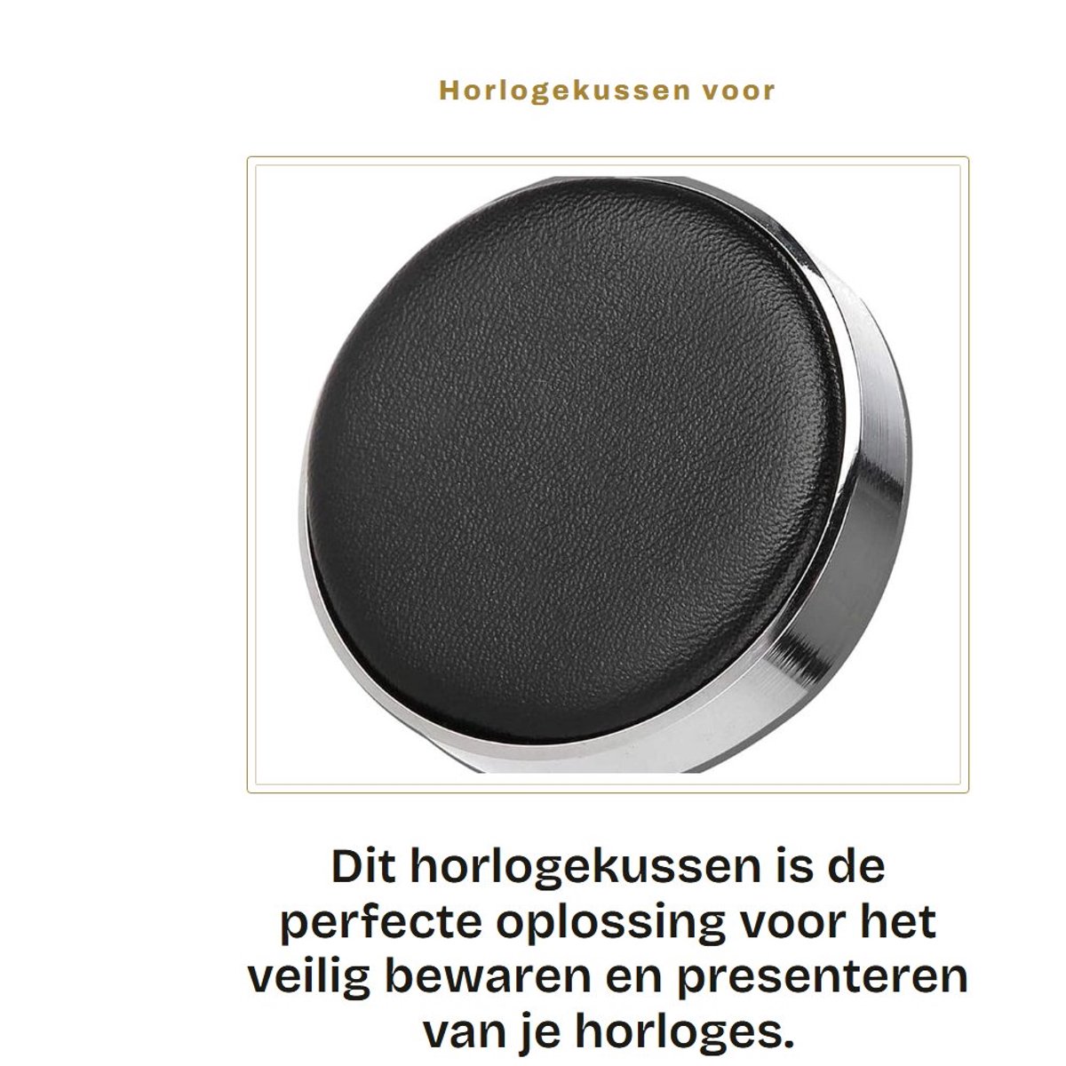 Dailygoods- Horlogekussen - Horloge Houder - Horloge Behuizing - Reparatie Tool - 5,0 x 5,1 cm - Schokbestendig - Horlogehouder