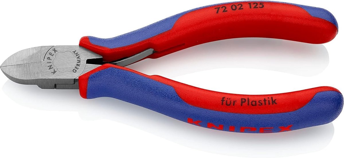 SnelShoppen - Zijsnijtangen voor kunststof 125 mm - Meer-componenten greep - Stevig en duurzaam - Perfect voor knutselen, hobby en professioneel gebru