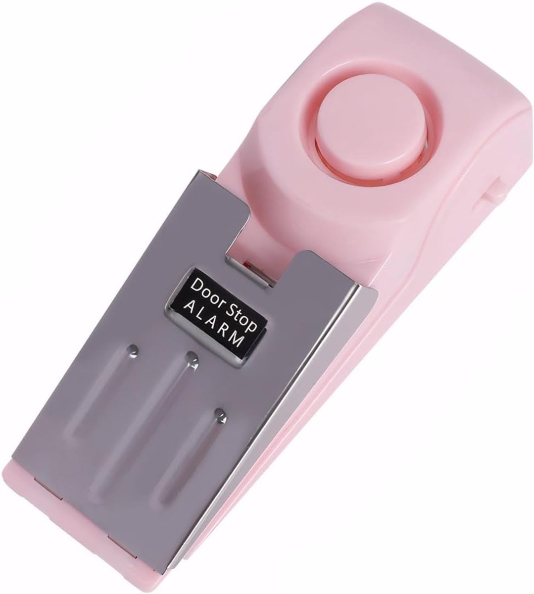 Deurstopper Alarm - Veiligheidsapparaat - Extra Beveiliging - 120 dB Sirene - 14 x 45 x 38 cm - Roze