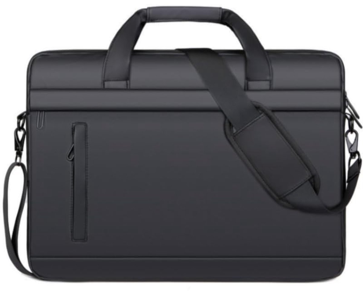 Dailygoods- Laptoptas 15,6 Inch - Duurzaam Nylon - Draagbare Schoudertas - Organisatie Compartimenten - Casual Esthetiek - Afneembare Schouderriem - Laptoprugzak
