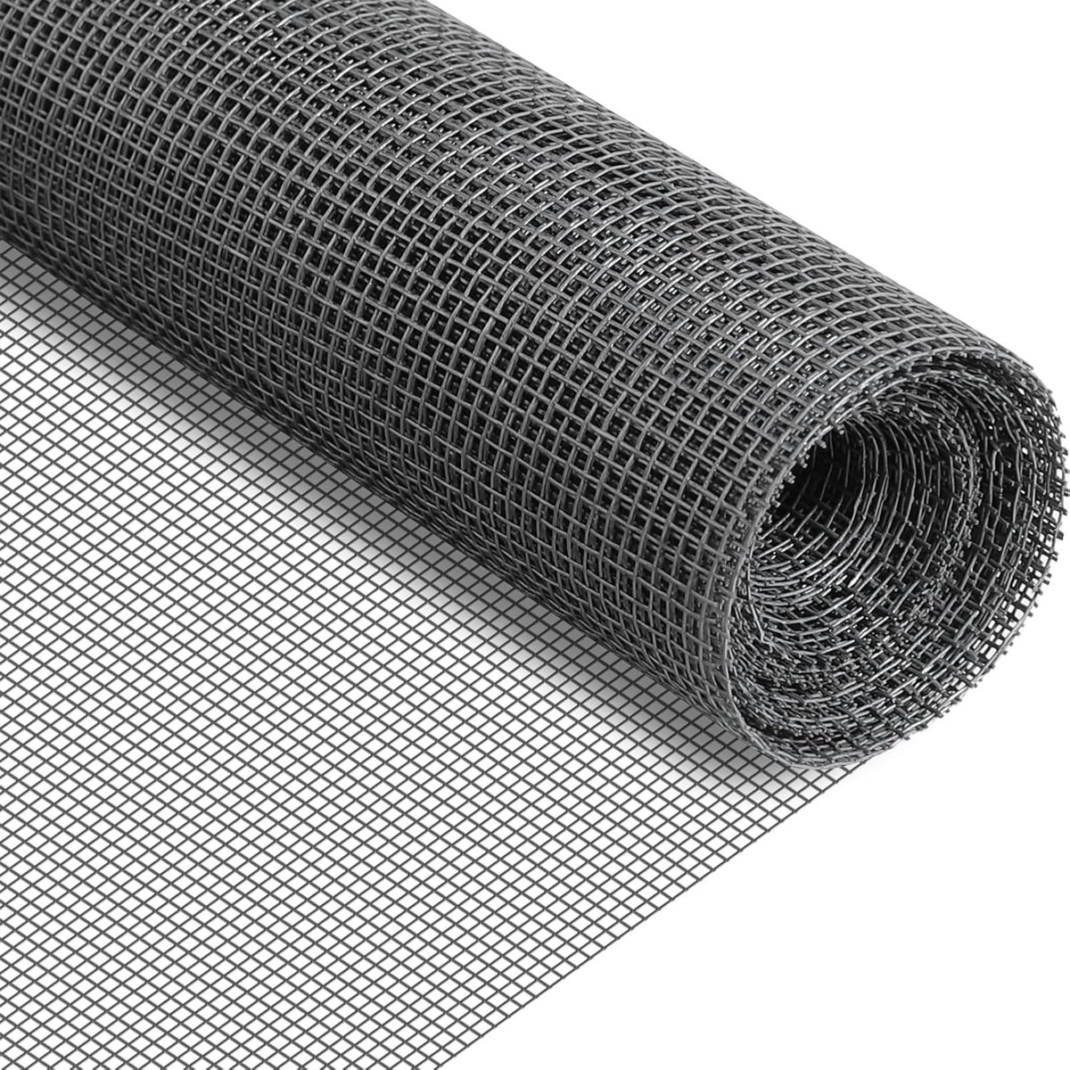 Thijox - Glasvezel Raamhorren 1,2 x 2,5 m, Snijdbaar Vliegenhor voor Deuren en Ramen, Duurzaam Anti-muggen en Anti-Katten Gaas in Grijs