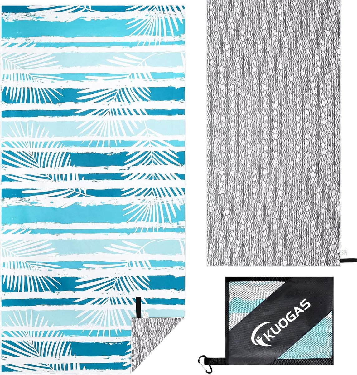 Thijox - XXL Strandhanddoek 180x90 cm, Grote Sneldrogende Microvezel Handdoek, Zandvrije Badhanddoek, Ideaal voor Strand, Camping en Vakantie
