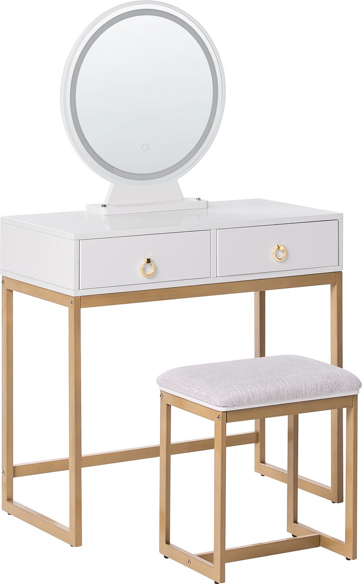AUXON - Kaptafel - Wit - MDF