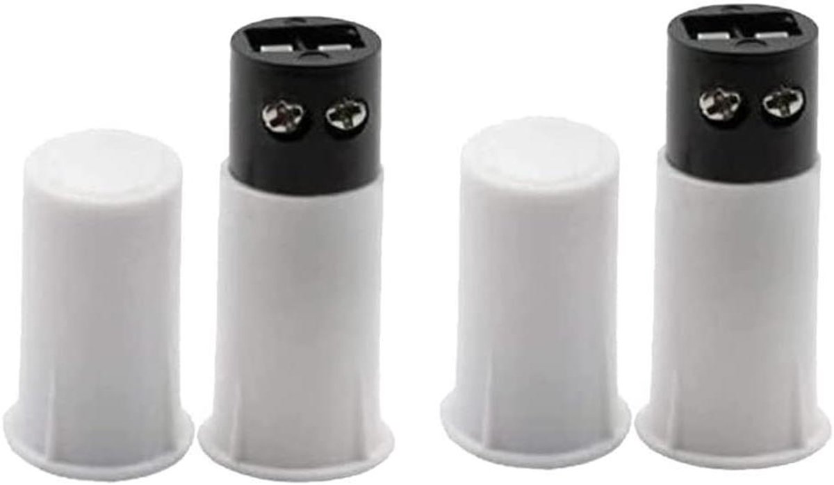 Inbouw Raamdeur Contact - Magnetische Reed Schakelaar - Beveiliging Thuis - Normaal Gesloten Contact - 2 Sets - Wit