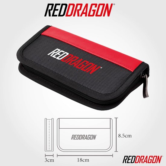 Dart Wallet - Dart Case - Dart Avond - Lichtgewicht Ontwerp - Ruimte voor 3 Sets - Rood van Dart — afbeelding 2
