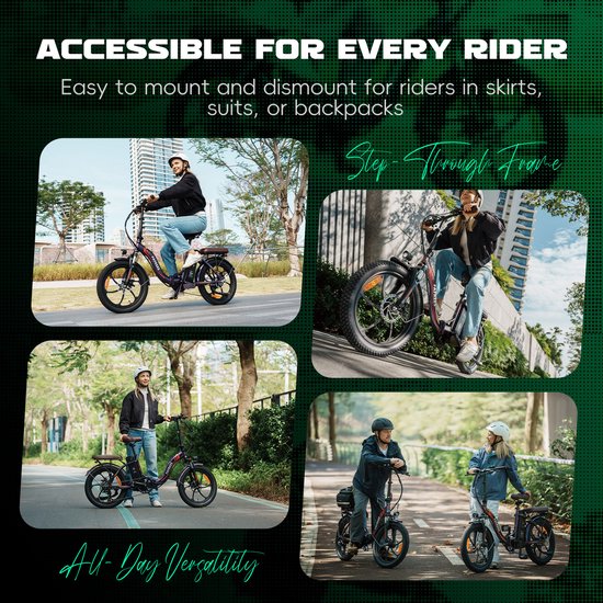 Fafrees F20 Pro Opvouwbare Elektrische Fiets - 250W Motor, 36V 20Ah Accu, 120km Bereik, 7-Speed Shimano, Dubbel Geveerd Rozeachtig paars van FAFREES — afbeelding 5