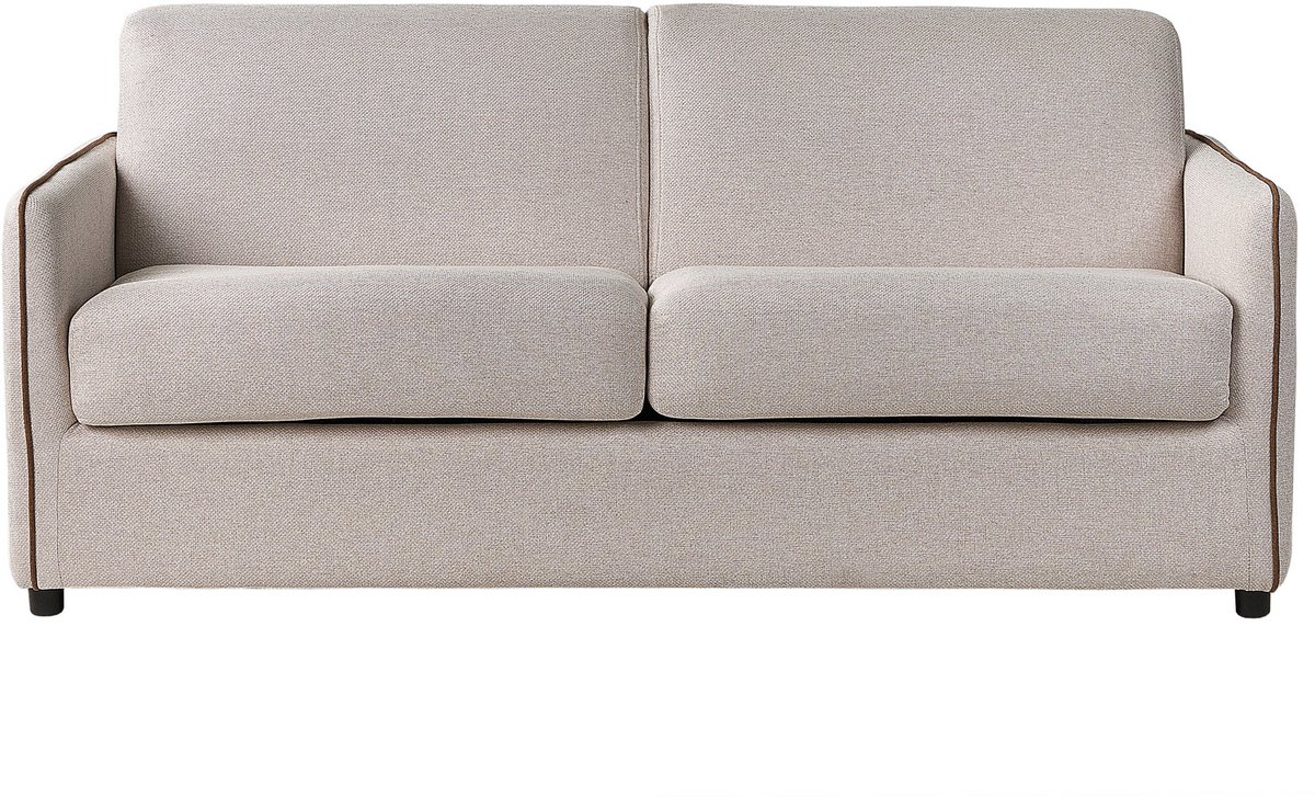 ISHOJ - Slaapbank - Lichtbeige - Polyester
