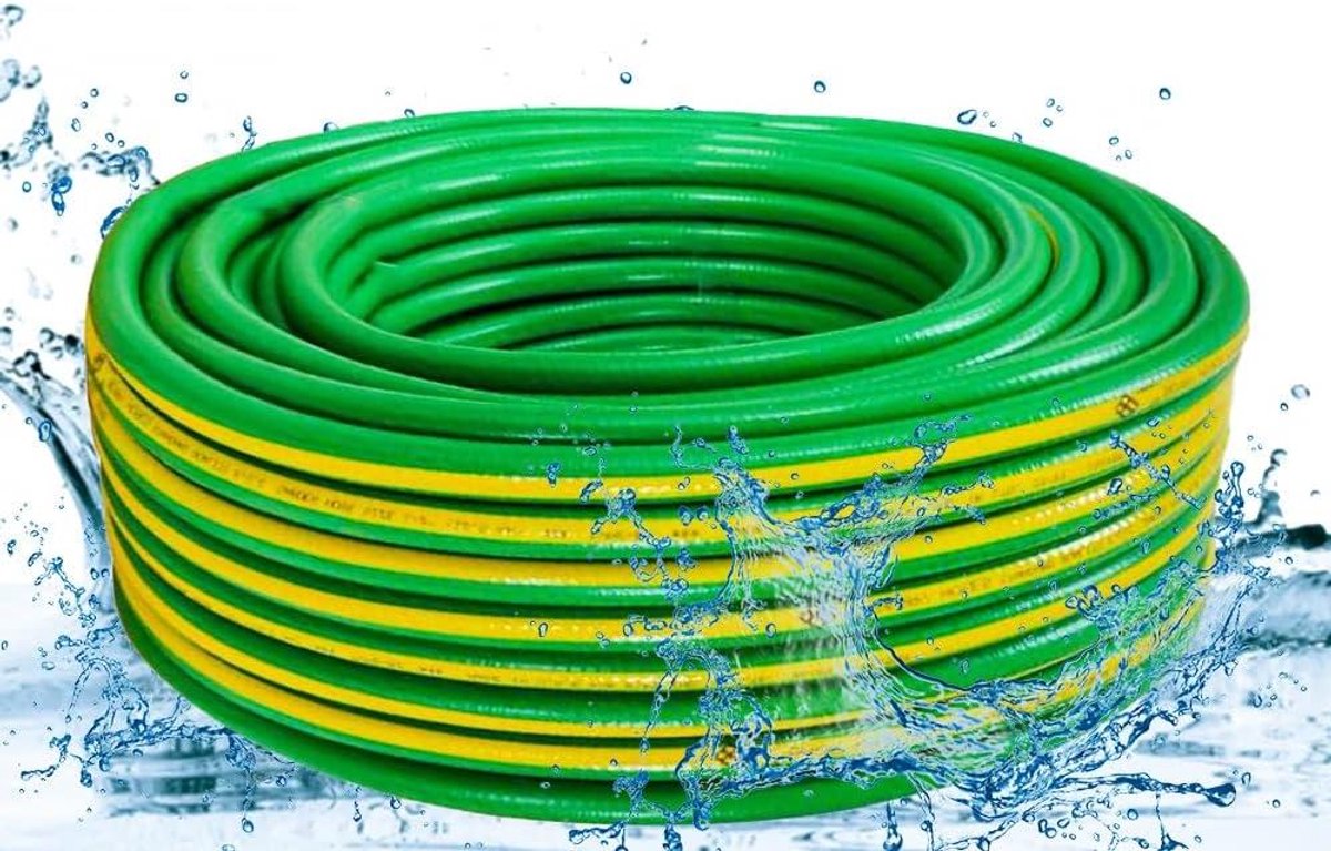 Tuinslang - Bewateringsslang - Tuinonderhoud - Kinkbestendig - 50 meter - Groen