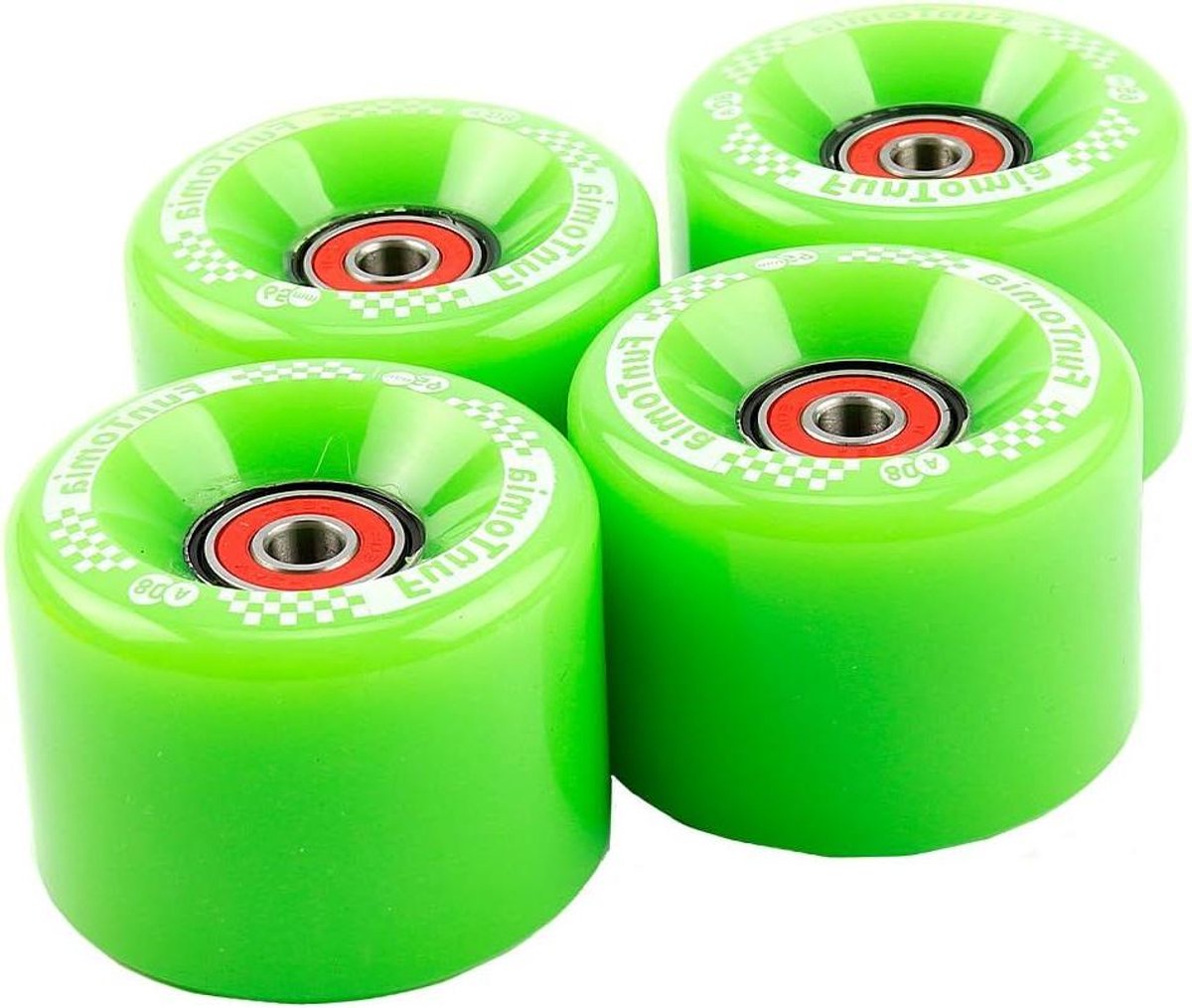 Longboard wielen set Skateboard onderdelen Freeriden en cruisen Inclusief kogellagers 65 x 45 mm