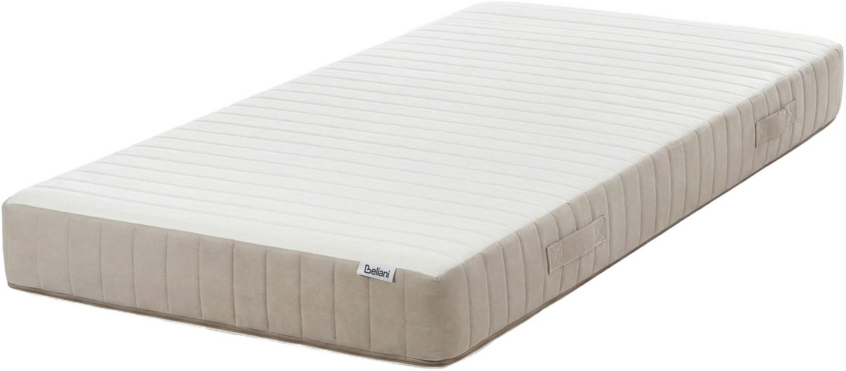 Beliani SPRINGY - Pocketveringmatras medium - Wit - 90 x 200 cm - Pocketveren