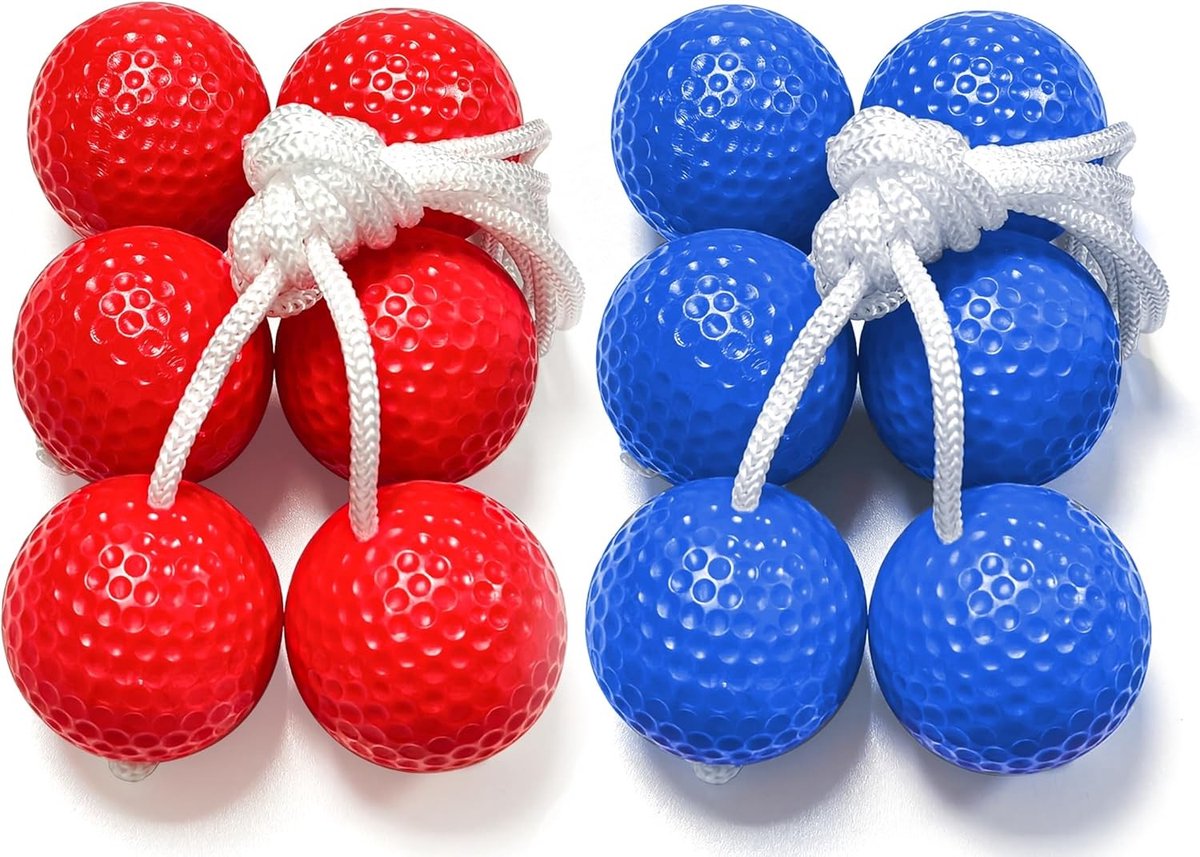 Golfballen Gooien voor Training en Vermaak, 6 Paar Golfballen voor Kinderen en Volwassenen, Perfect voor Evenementen en Spelletjes