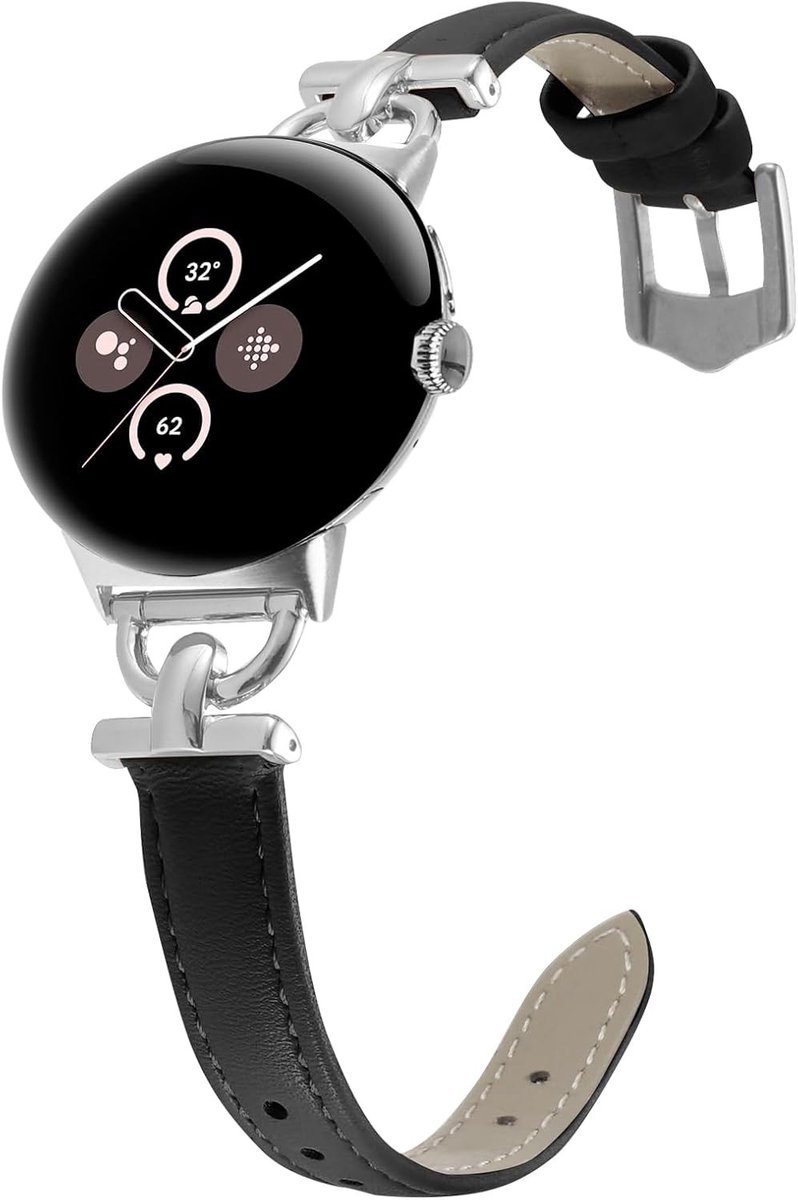 Zachte vervangende leren horlogeband voor Google Watch 2 - Comfortabele en duurzame strap voor smartwatch gebruikers