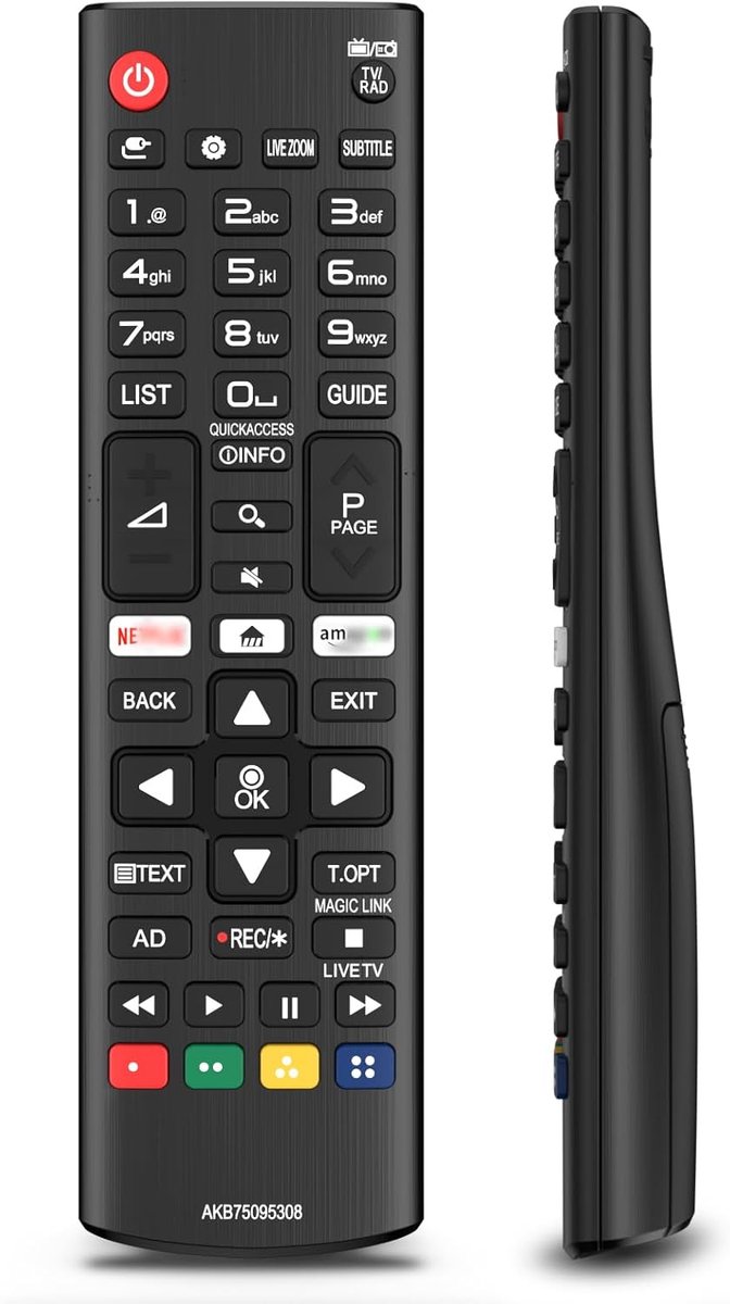 Thijox - Vervangende Afstandsbediening voor LG TV's - Universele Afstandsbediening voor LG Ultra HD - Geen Installatie Vereist - Geschikt voor Diverse