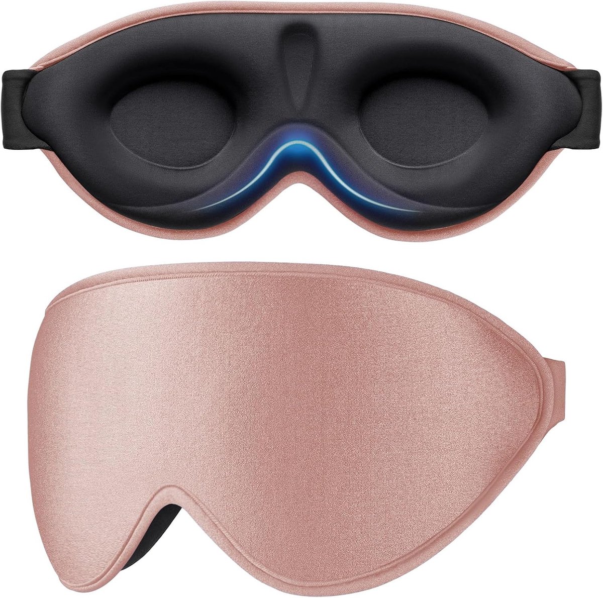 Thijox - Verduisterende Slaapmaskers voor Mannen en Vrouwen - Ergonomisch 3D Oogmasker zonder Oogdruk - Comfortabel en Wimpervriendelijk - Ideaal voor