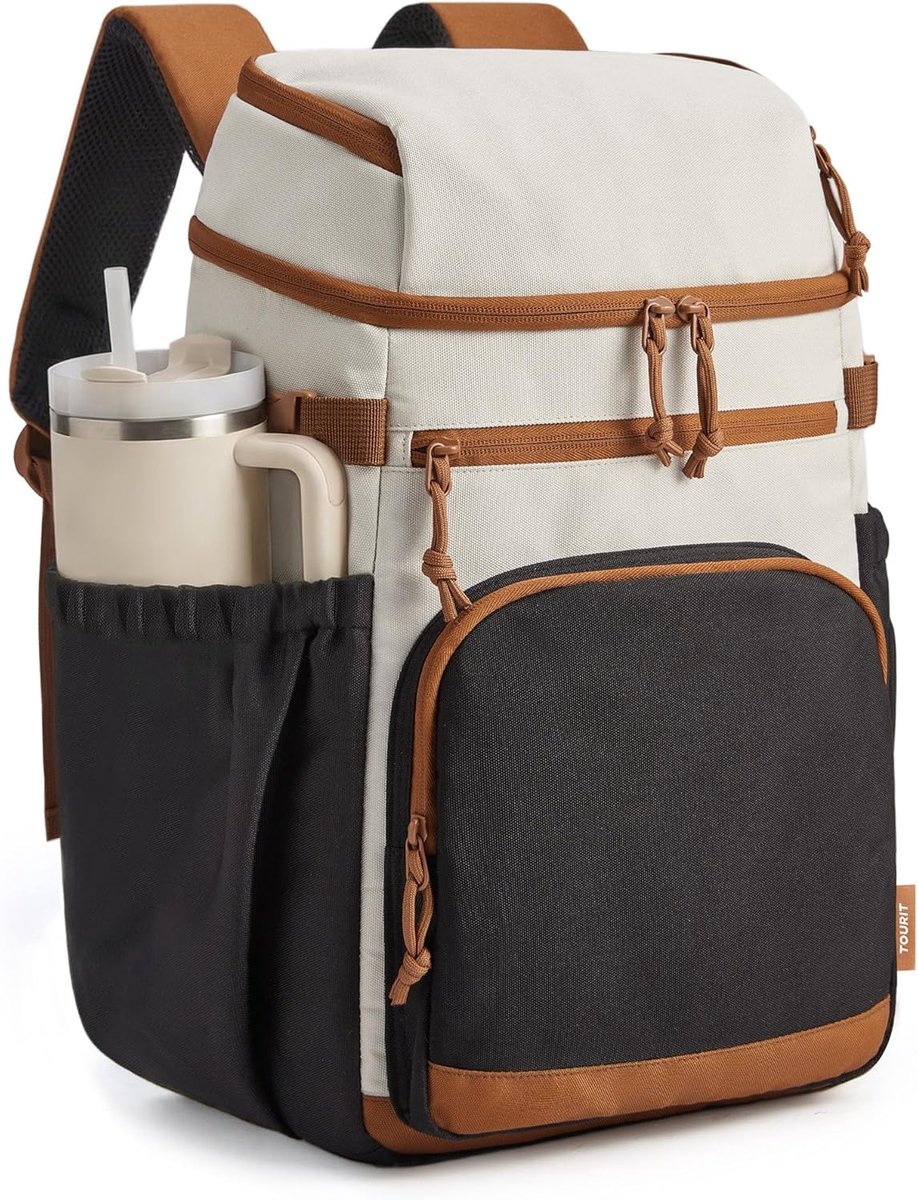 Thijox - Koelrugzak 21L - Lichtgewicht Rugzak met Flesopener - Houdt 30 Blikjes Koud - Perfect voor Feest, Camping, Tuin, en Dagjes Uit