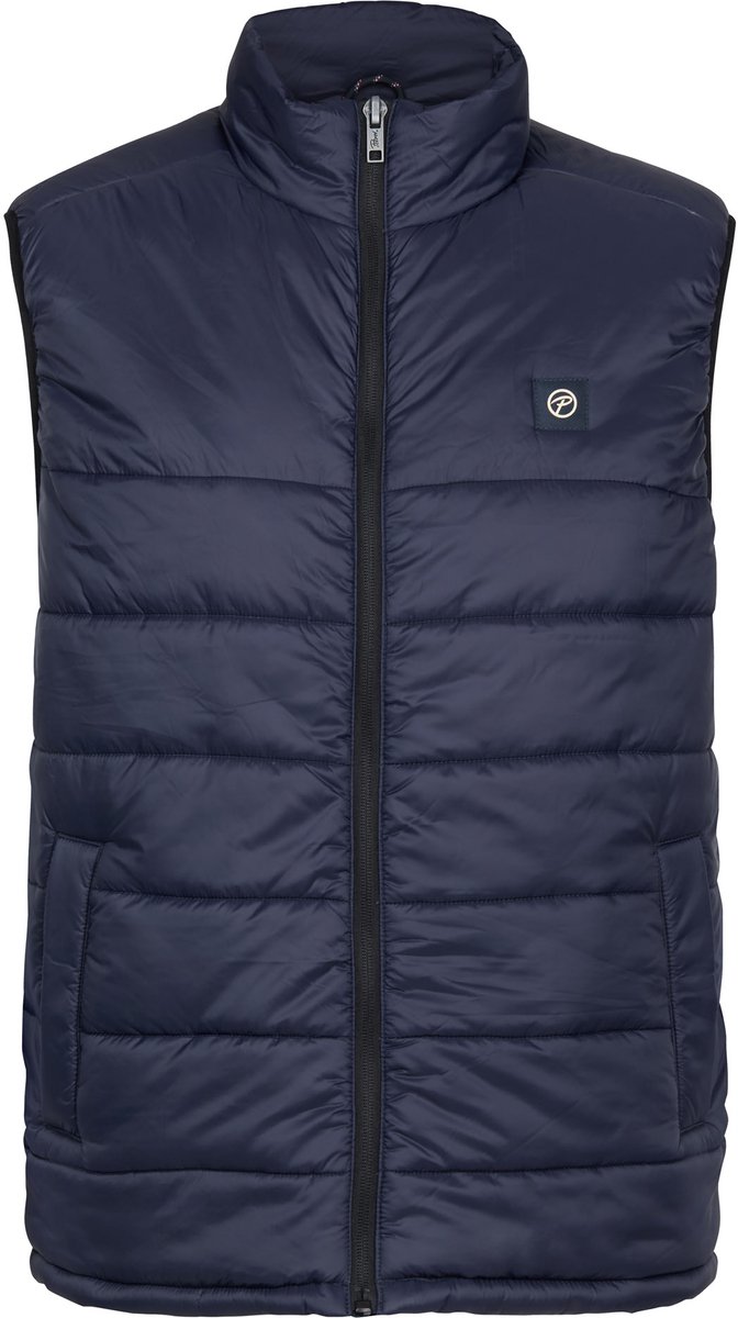 Petrol Industries Heren Gewatteerde bodywarmer dawson Marineblauw