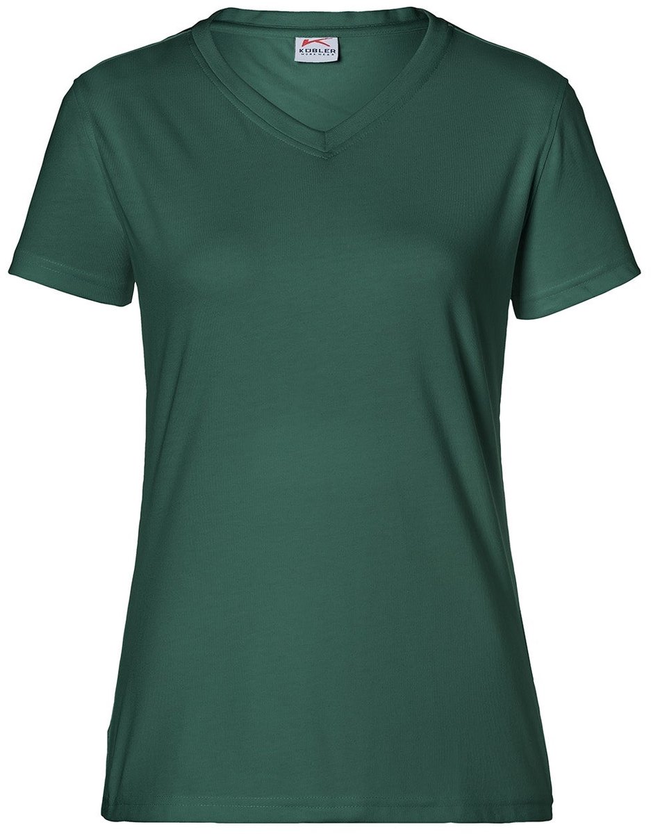 KÜBLER 50246238 Korte mouw Werk T-shirt DAMES Mosgroen - Krasvrij - OEKO TEX - 160 g/m²