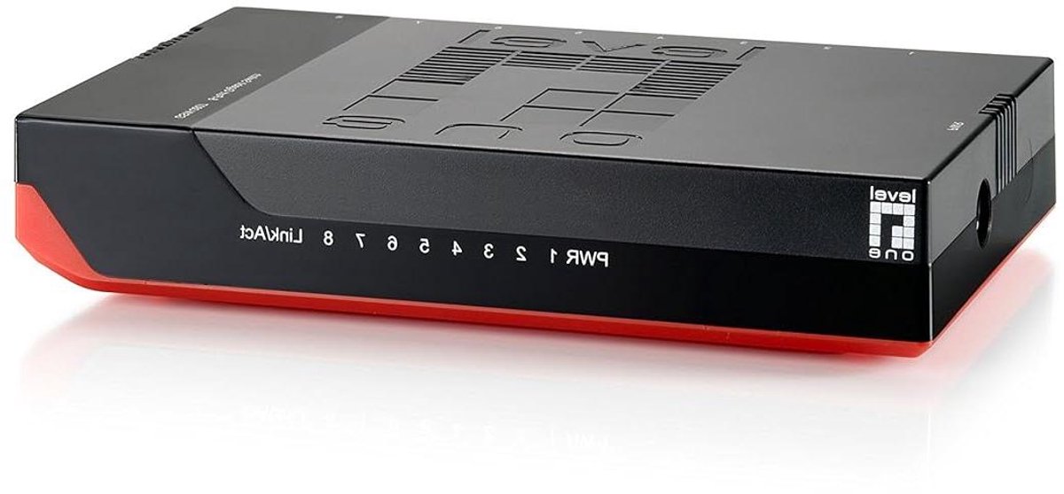 Gigabit Switch - Netwerk Hub - Netwerk Uitbreiding - Energie Efficiënt - 8 Poorten - Zwart
