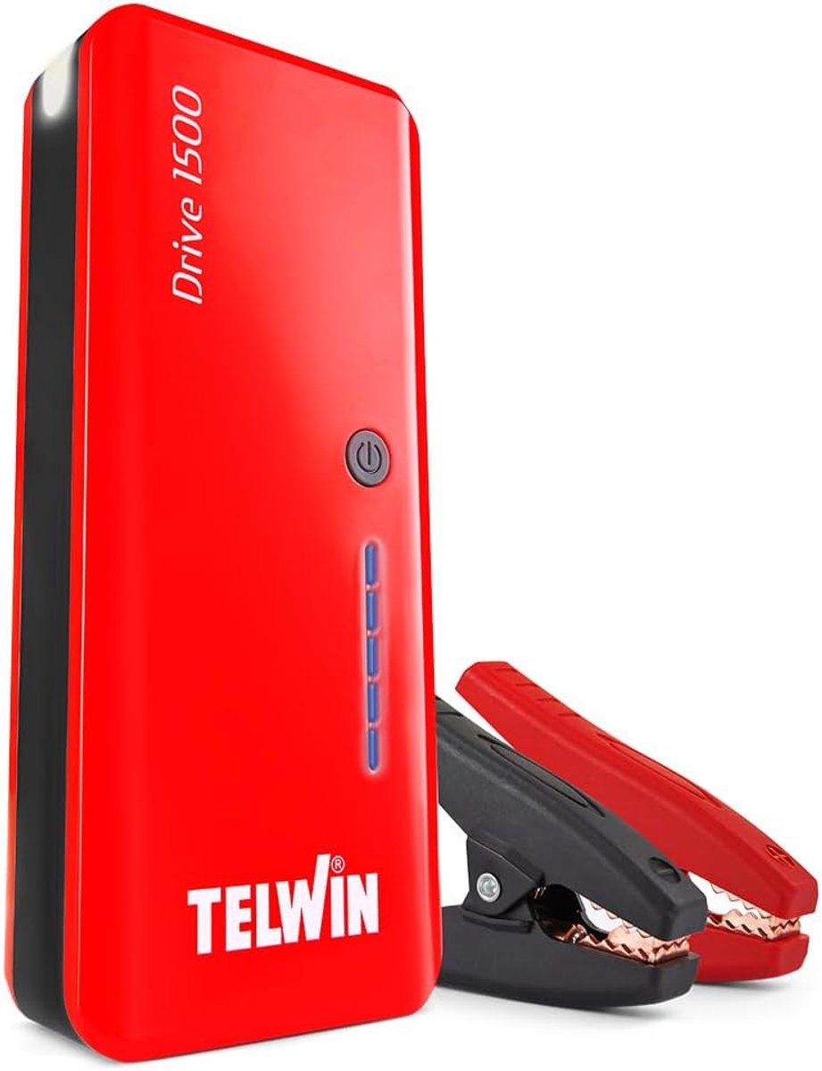 Thijox - Multifunctionele Lithium Jump Starter en Quick Charge Powerbank 12V, 1500A - Ideaal voor Auto, Fiets, Camping en Noodsituaties