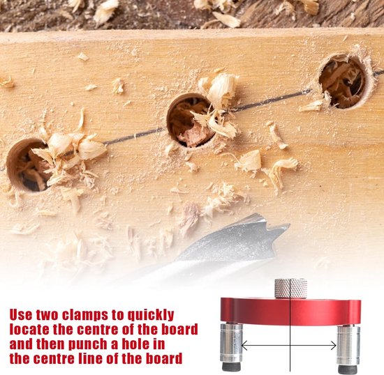 verticaal boren, houten pluggen boorsjabloon met 3/4/5/6/7/8/9/10 mm boorbussen, boorsjabloon meubelbouw voor houtbewerking, exacte pluggen — afbeelding 3