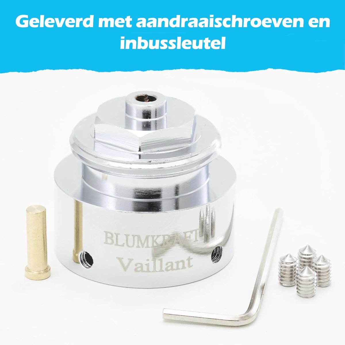 Radiatoradapter M30 x 1,5 voor thermostaat - Compatibel met 30 mm ventilieven