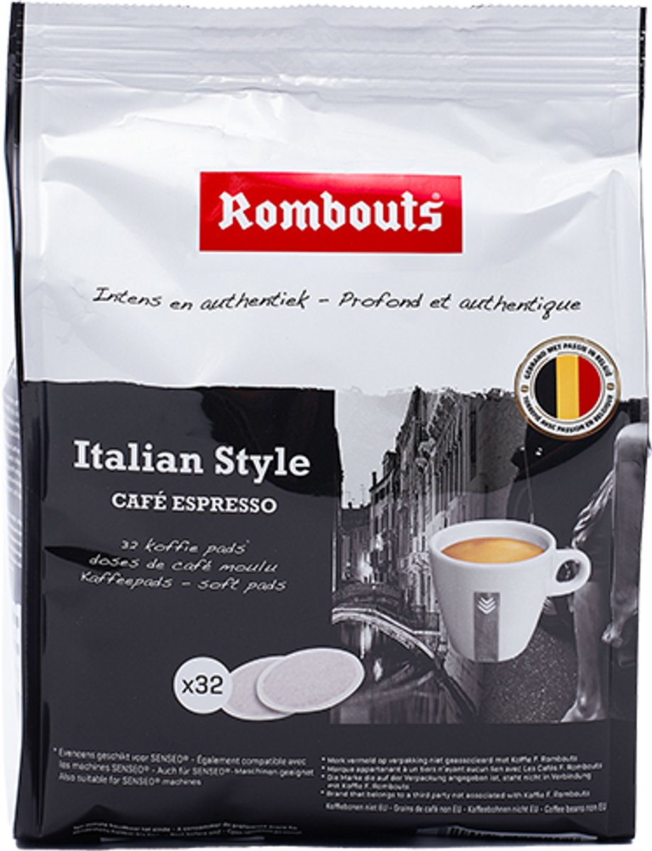Rombouts - Koffie - 12 x Italian Style 32 pads