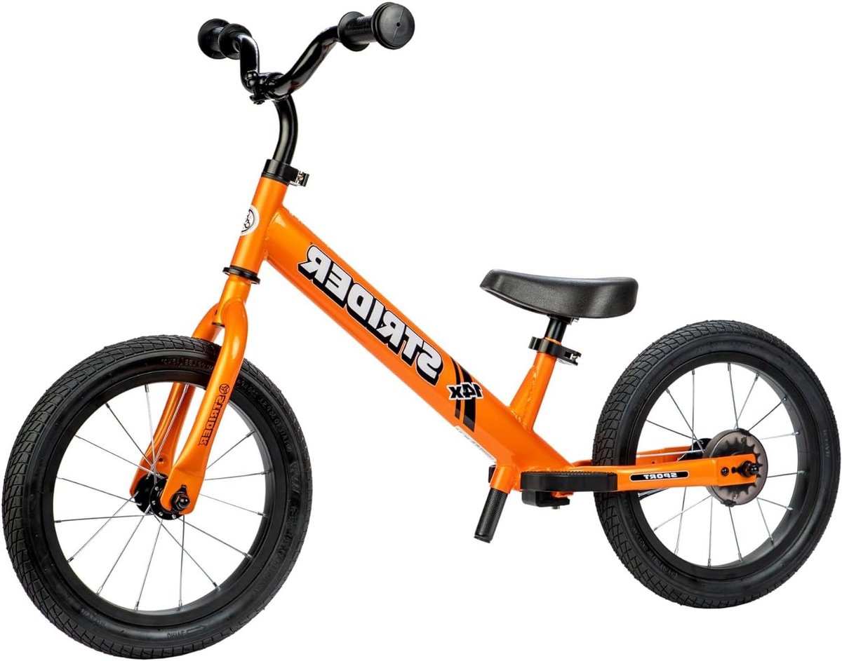 Loopfiets Kinderen - Eerste Fiets - Leren Fietsen - Lichtgewicht Frame - 14 Inch Wielen - Oranje