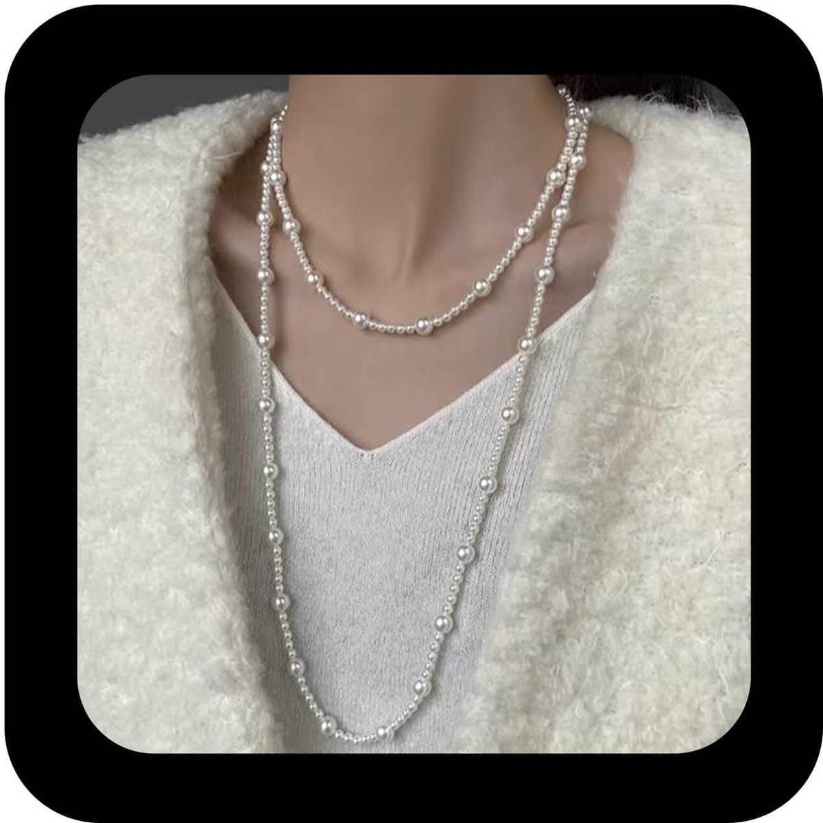 Parelketting witte parelketting choker bruiloft parel halsketting parel hanger halsketting parels halsketting sieraden voor vrouwen, Zink, Geen edelsteen