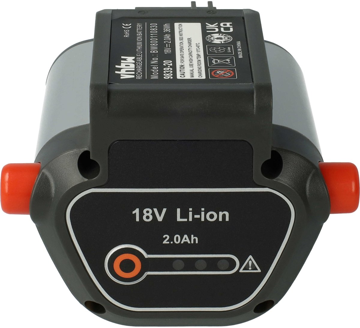 vhbw-accu compatibel met Gardena PowerMax Li-18/32 5039-20 grasmaaier, grasschaar, heggenschaar, tuingereedschap (2000 mAh 18V Li-Ion)