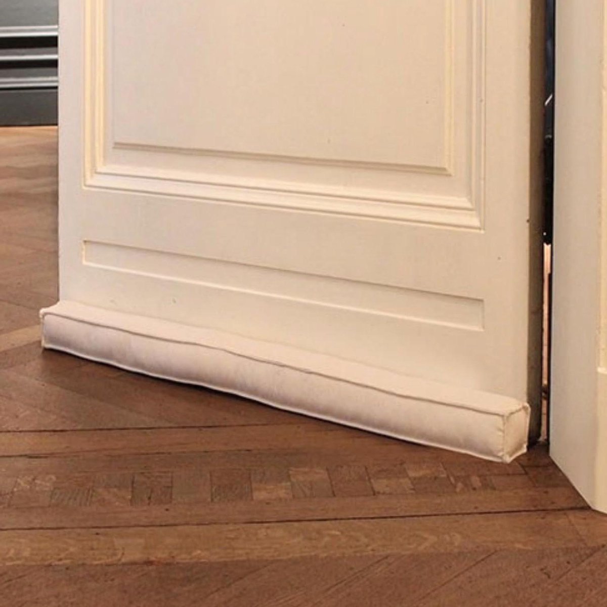 Magnetische Tochtstopper - Deurafdichting Tocht - Tocht Buiten Houden - Blijft Altijd Zitten - 120 cm - Beige