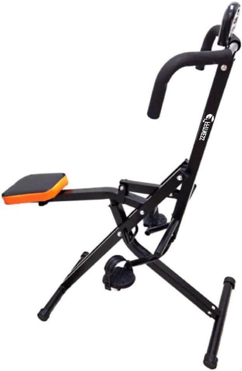 Total Body Trainer - Fitnessapparaat - Kracht en Cardio - Multifunctioneel Apparaat - 45 x 100 x 125 cm - Zwart