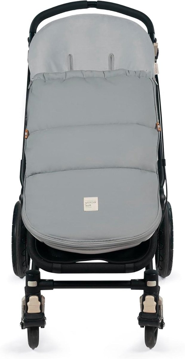 Baby Voetenzak - Kinderwagenhoes - Warmte Buiten - Gerecycled Katoen - 47 x 90 cm - Wolkvorm
