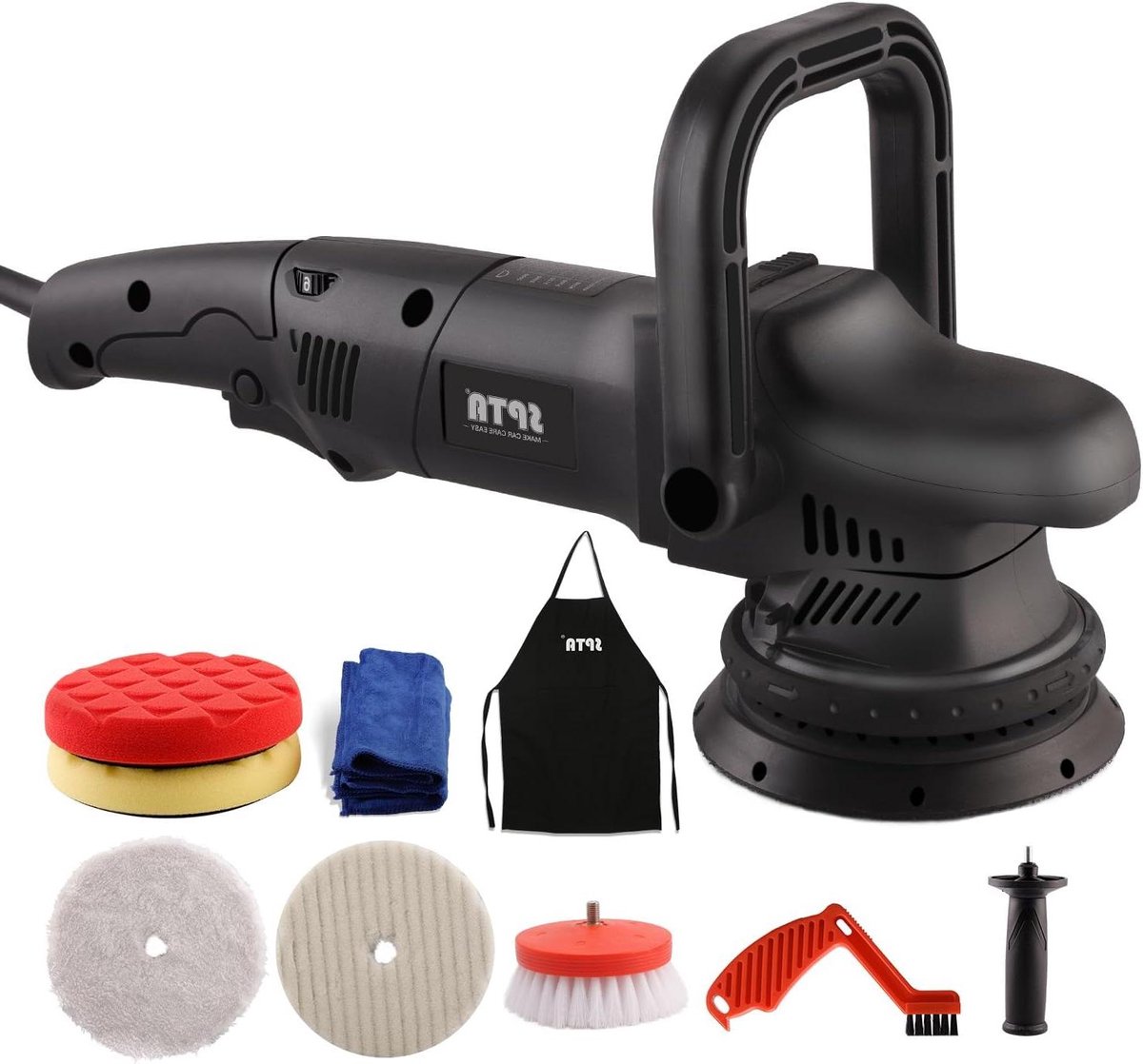 Excentrische Polijstmachine - Polijstmachine Auto - Meubels en Auto Polijsten - 15 mm Excentriciteit - 125 en 150 mm schijf