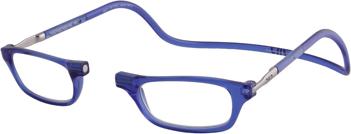 Leesbril met Magneet - Leesbril Flexibel - Dagelijks Lezen - Magnetische Sluiting - +3.5 - Blauw