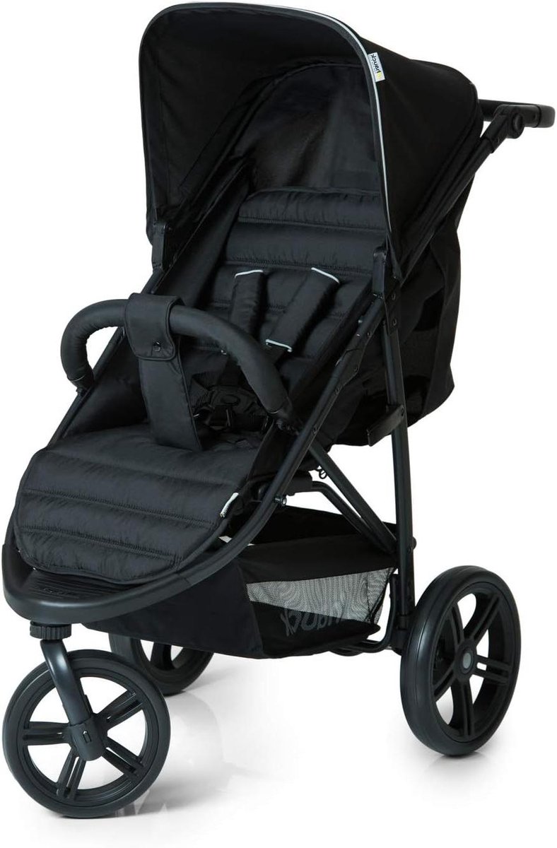 Kinderbuggy - Reisbuggy Kinderwagen - Onderweg - Met één hand inklapbaar - Tot 25 kg - Zwart