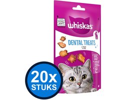20x Whiskas - Dental Treats Kip - Kattenvoer Snacks - 40 g
