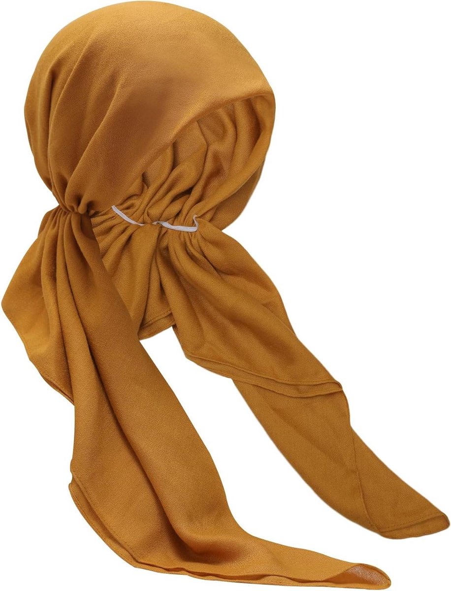 Dames Turban Hoed - Chemo Hoed Beanie - Comfortabel Dragen - Voorgeknoopt Design - One Size - Meerdere Kleuren