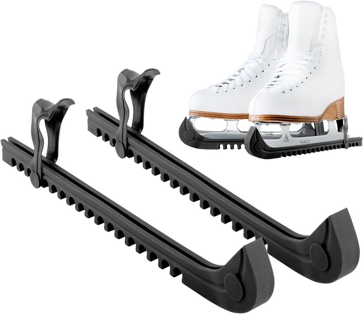 Schaatsbeschermers IJshockey - Schaats Covers - Schaatsen Beschermen - Verstelbare Gesp - 35 cm - Zwart
