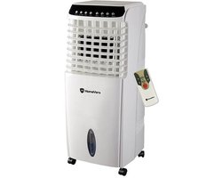 HomeVero Mobiele luchtkoeler - Aircooler - Ventilator - Op Wieltjes - 3 Snelheden - Aircooler - 10 liter
